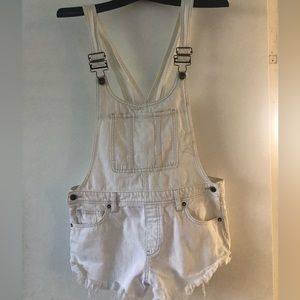 Free people overalls, super cute! used good shape. have a few stain